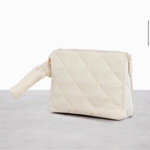 NWT Beis Changing Clutch in Garden Party